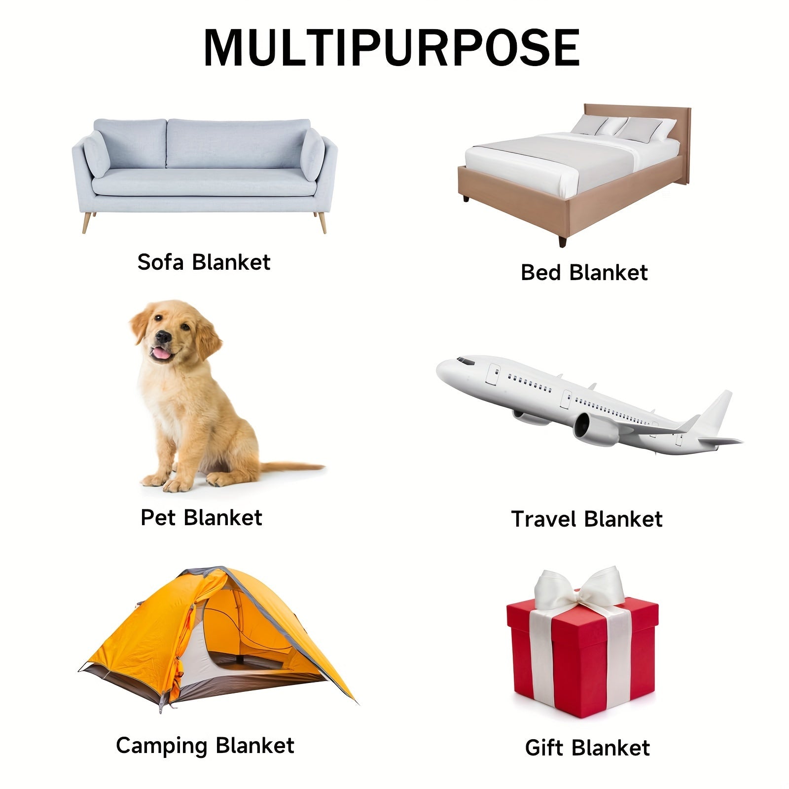 Warm Flannel Printed Blanket with Piano Sheet Music Design for Sofa Bed Camping and Travel