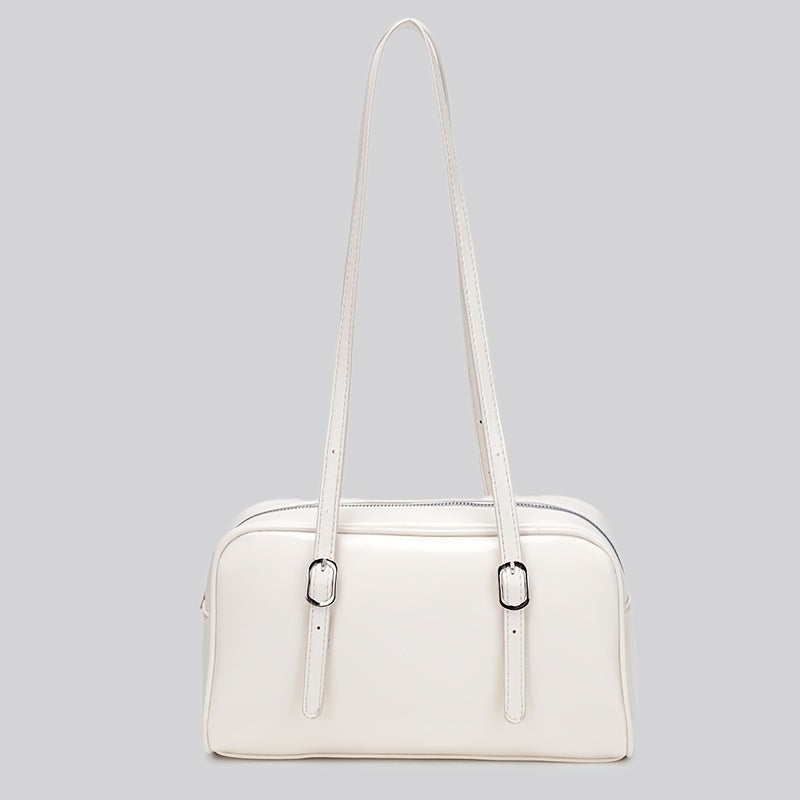 Bolso de hombro para chicas de invierno, gran capacidad, cuero suave, resistente al agua, casual