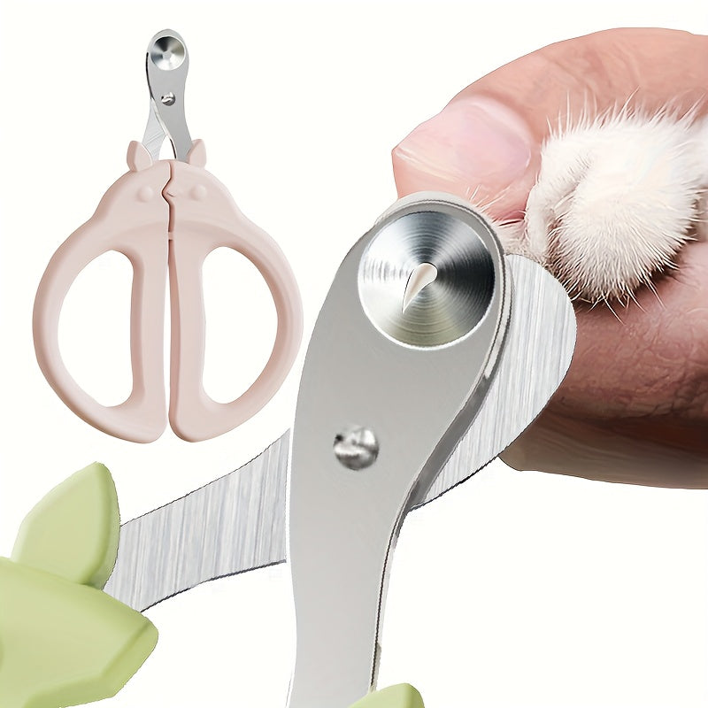 Cat Nail Clippers for All Sizes and Breeds with Safety Guard and Anti-Bleed Hole