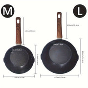 Cast Iron Cookware Black Mica Coated Multipurpose Pot 19.56cm
