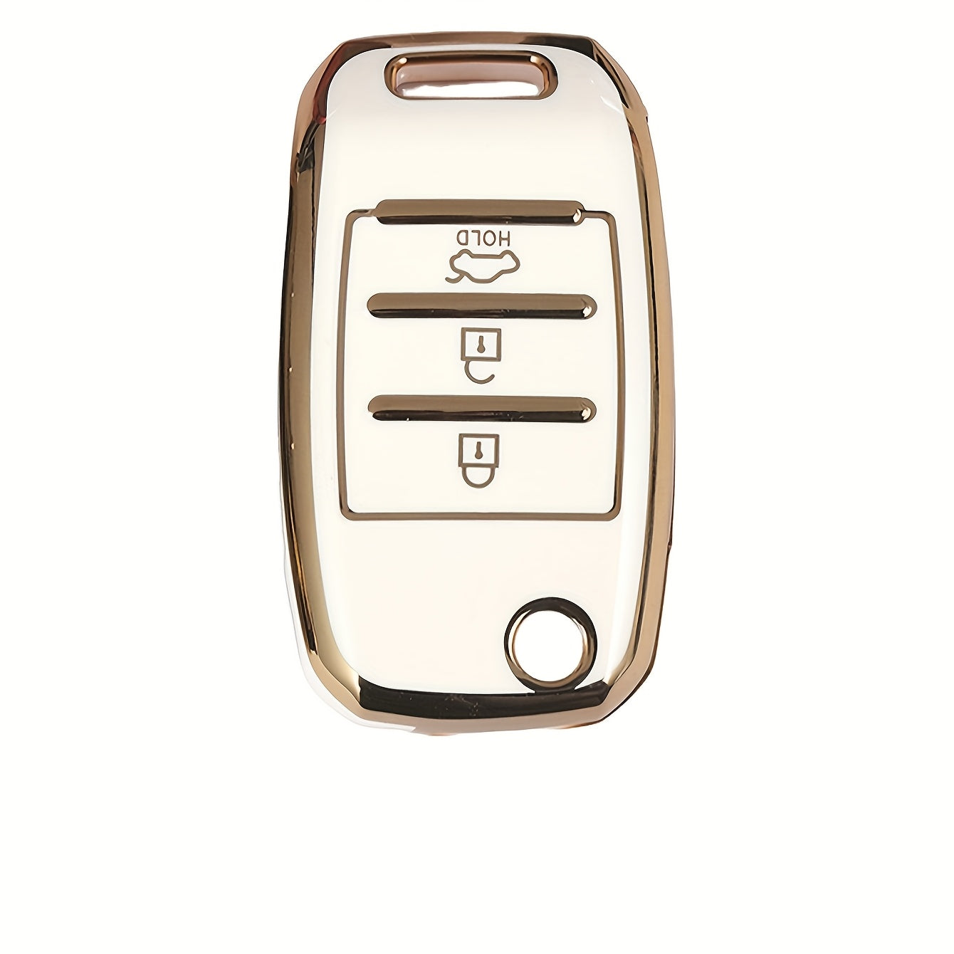 Universal TPU Soft Car Key Cover for Folding 3-Key Protector