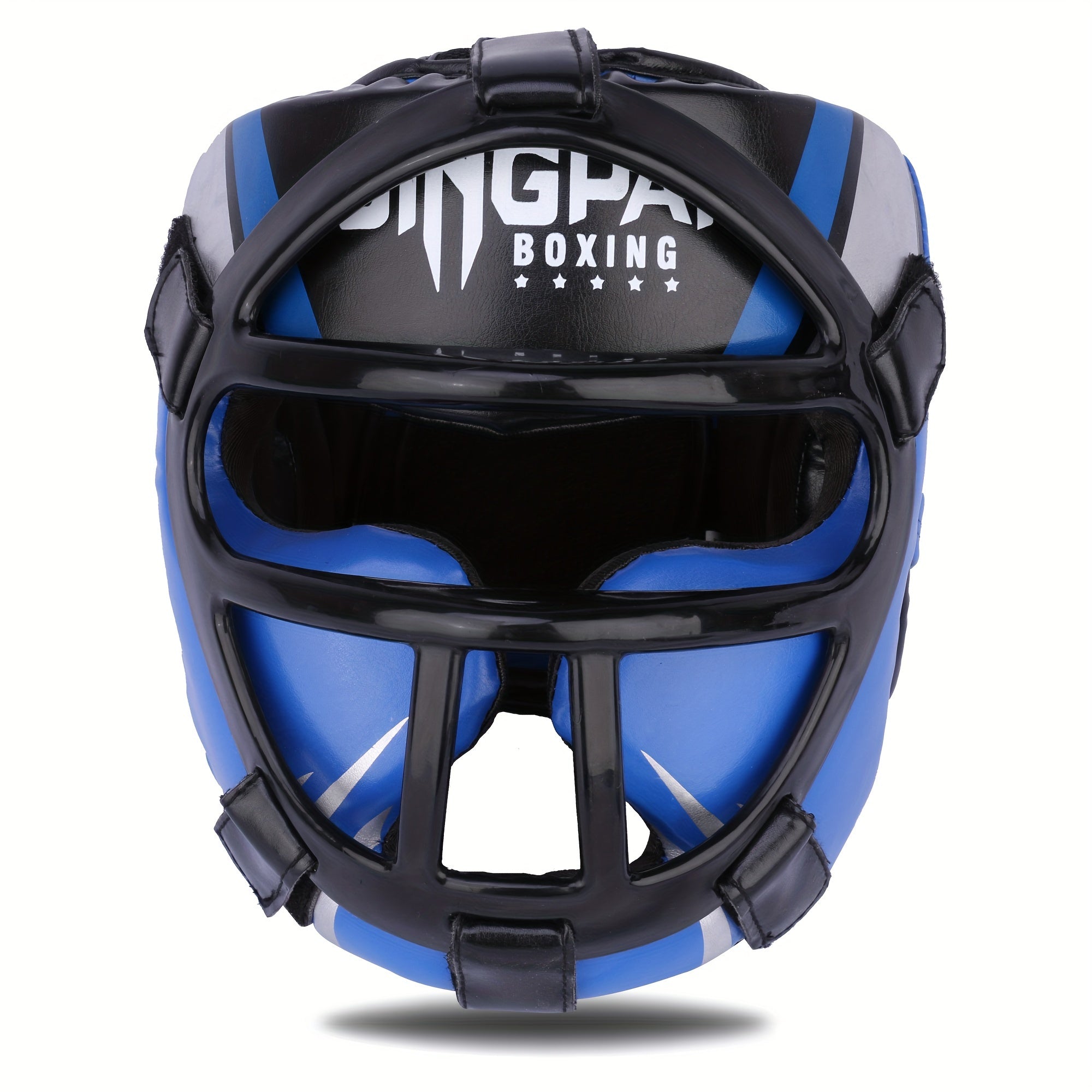 Thickened Fully Enclosed Boxing Head Guard for Training PU Mixed Color