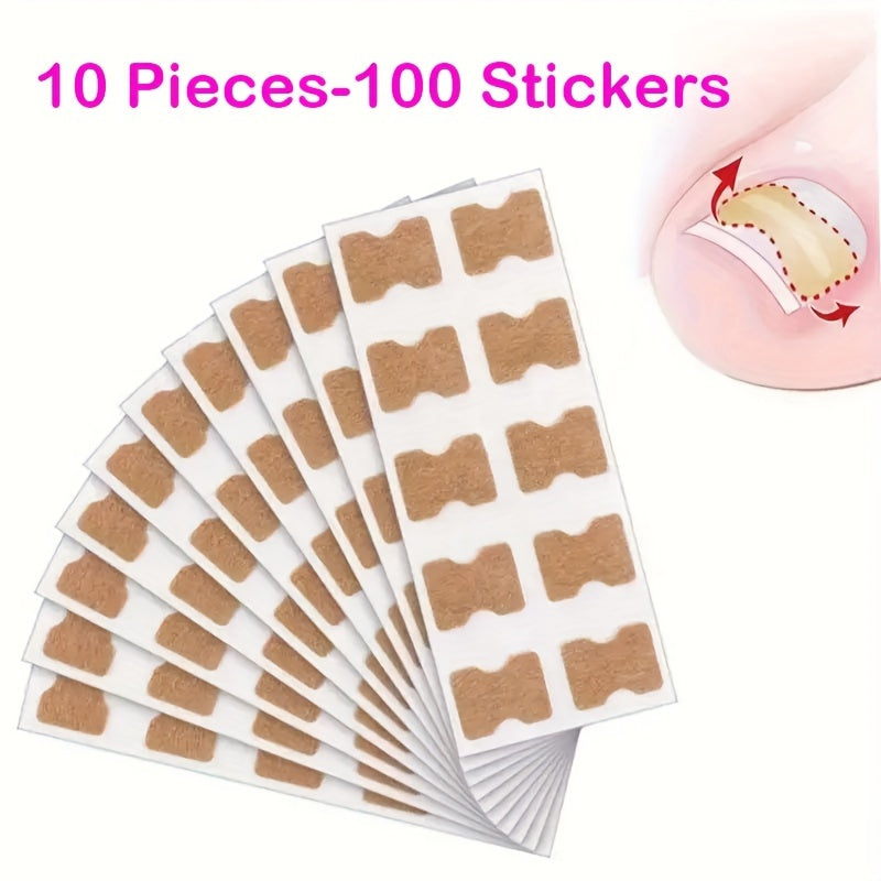 Toe Nail Correctors Packs of 50 100 200 Non-Woven Toenail Patches for Nail Repair