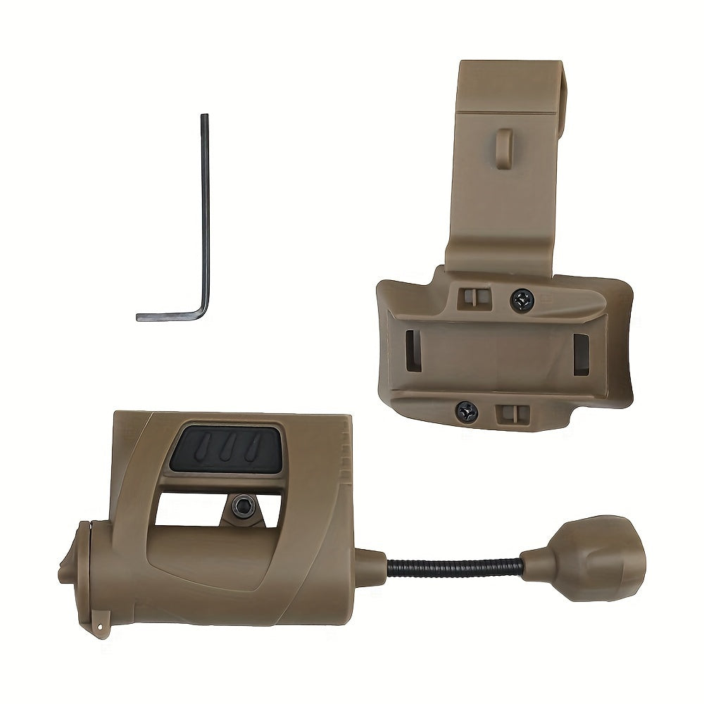 LED Helmet Light with Infrared Red Green Night Vision Modes for Hunting Cycling Fishing