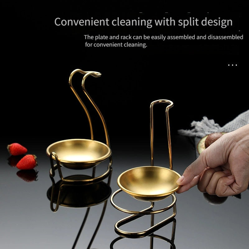 Stainless Steel Kitchen Organizer Set with Vertical Spoon and Bowl Holders