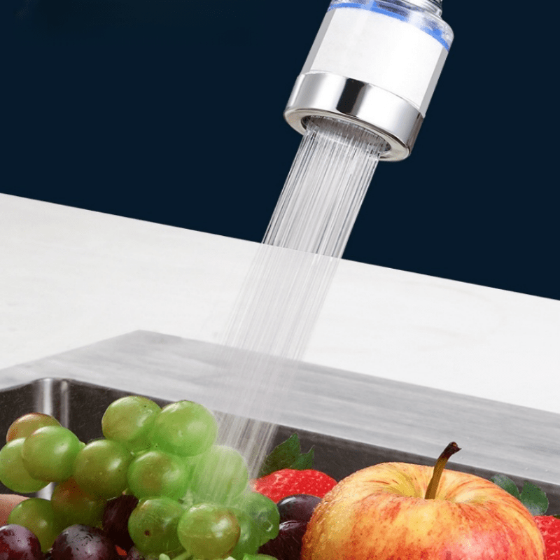 Durable Kitchen and Bathroom Faucet Water Filter with Rotating Joint