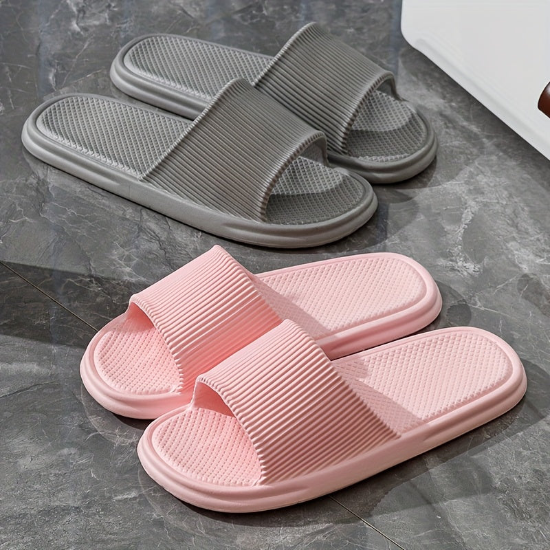 Women's Non-Slip Solid Color EVA Indoor Outdoor House Slippers