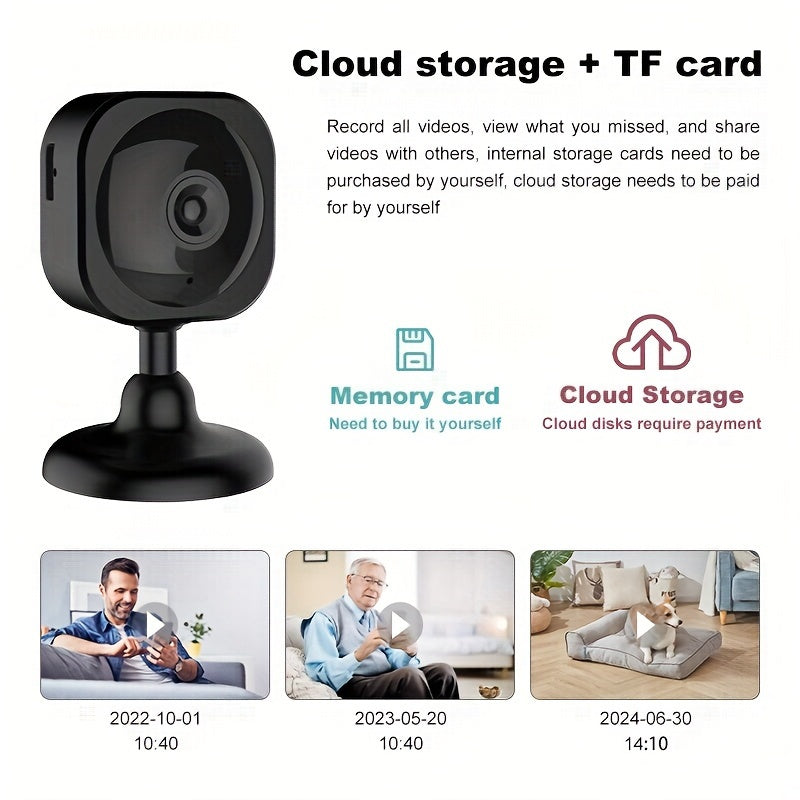 Wireless Security Camera Kit with 1080P HD Night Vision Two-Way Audio Motion Detection