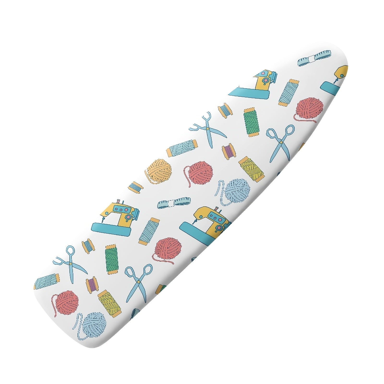 Cartoon Ironing Board Cover with Elastic Edge, Stain-Resistant, Non-Slip, Standard Size