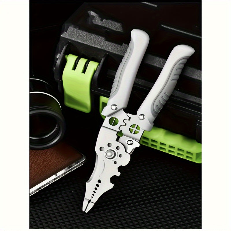 Тяжёлые ножницы и стриппер из нержавеющей стали для электриков