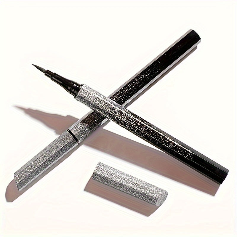 Women Waterproof Black Fine Tip Eyeliner Pen Long-Lasting Smudge-Proof