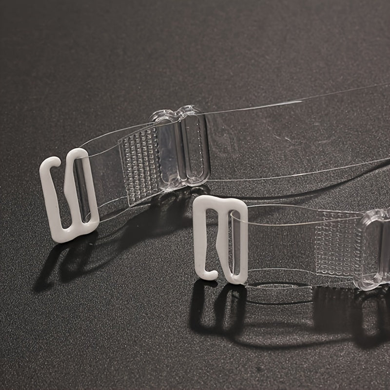 10 Transparent Adjustable Shoulder Straps for Women's Lingerie Bra Accessories
