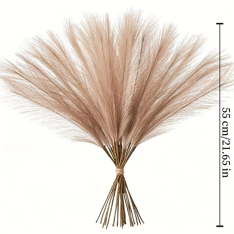 20 Pieces of 55cm Brown Artificial Floral Branches for Home Decor Weddings Engagements