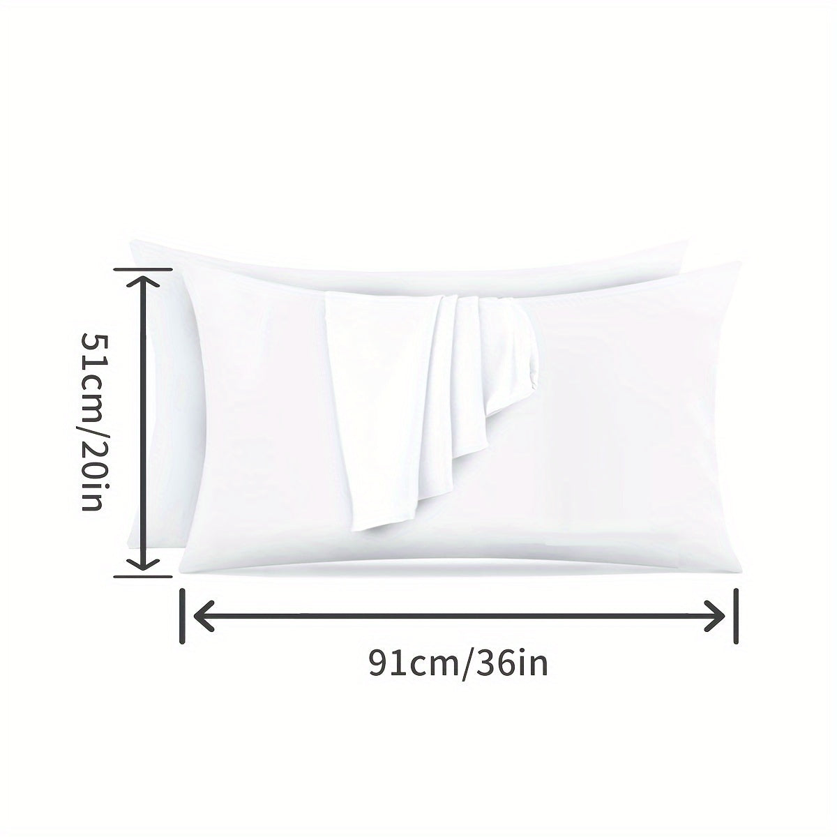 Waterproof Pillow Protector Cover 100% Polyester Breathable Zipper Closure