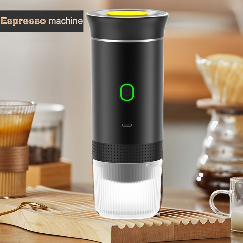 Portable 3-in-1 Capsule Coffee Maker for Travel and Home Use