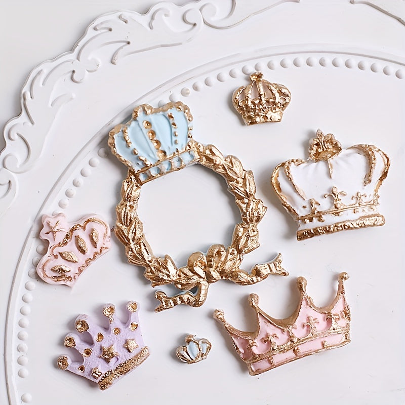 Kawaii Crown Chocolate Mold Silicone for Candies Fondants and Biscuits