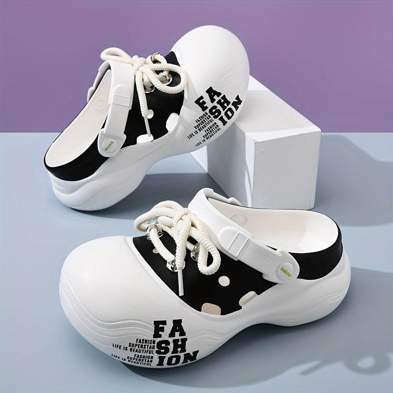 Women's EVA Platform Clogs Breathable Summer Beach Garden Shoes
