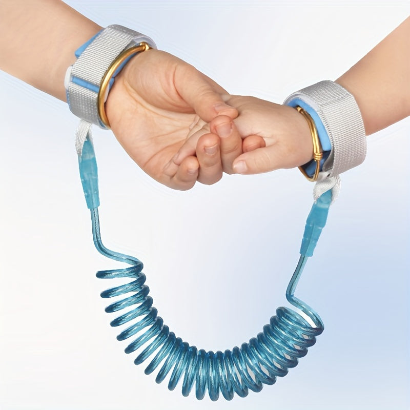 Blue Safety Bracelet Leash for Kids, Adjustable, Perfect for Gifts
