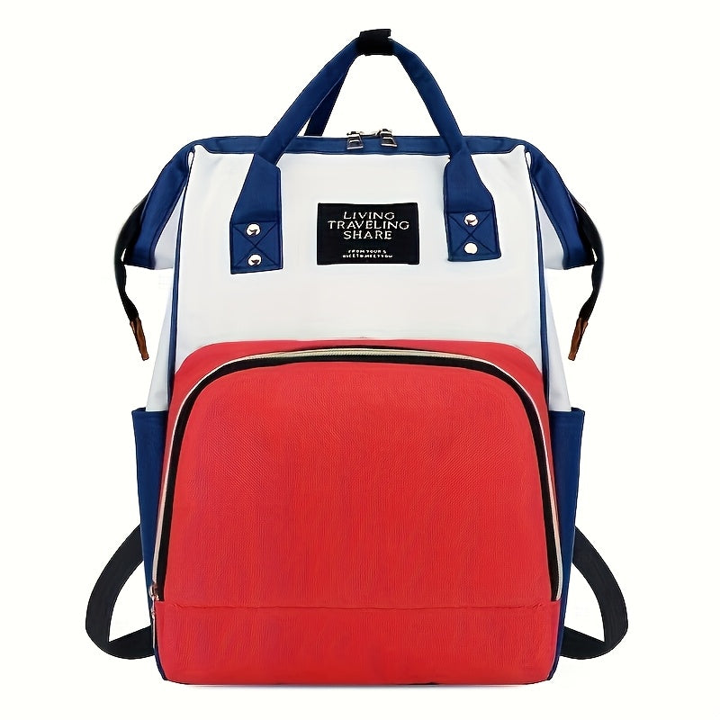 Ayollar uchun qora Oxford matodan tayyorlangan choyshab sumka, engil, keng va ko‘p funksiyali ryukzak