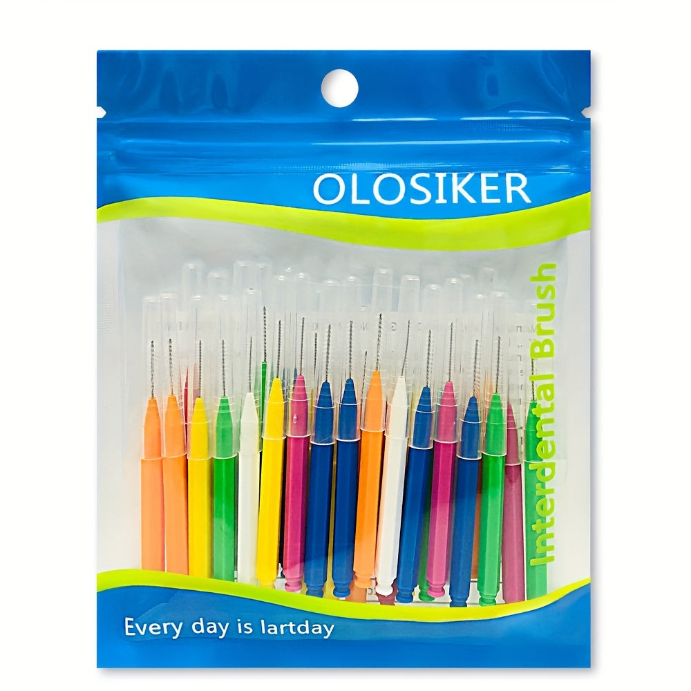 30 Pieces Interdental Brushes Deep Cleaning Dental Picks for Adults