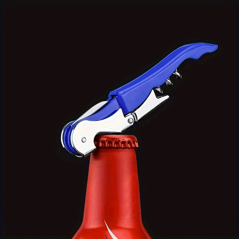 Zamonaviy va mustahkam Ikki Rangli Noxudli Temir Qizilquyosh Sharob va Pivo Ochiqchi, ko'p funksiyali qopqoq ochuvchi va yashil va pushti tutqichlar bilan oshxona yoki ovqatlanish uchun.