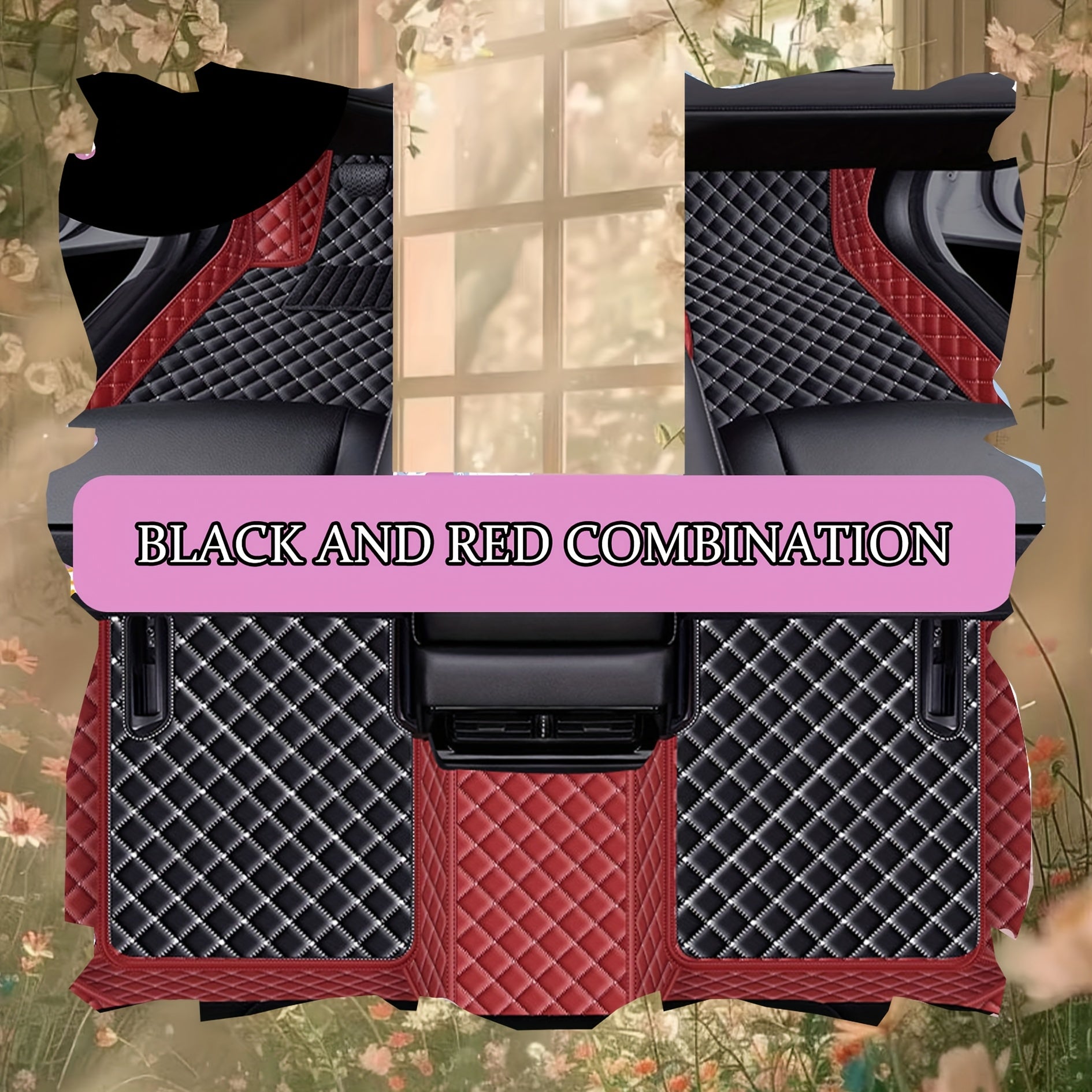 All-Weather Waterproof PU Leather Car Floor Mat for Sedan