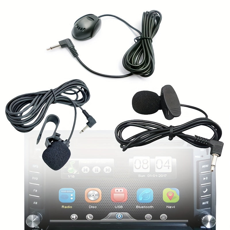 Wired Microphone for Car Navigation Lavalier External Microphone