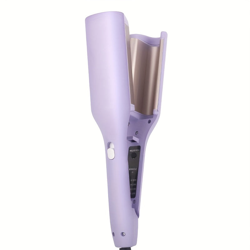 Curling Iron with 2 Barrel Ionic Waver Quick Heating Wand for Wide Deep Waves