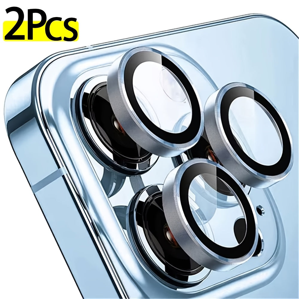 Camera Lens Protector for iPhone Pro Max Mini Tempered Glass Aluminum Alloy Full Coverage