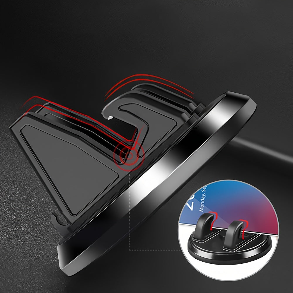 Car Phone Holder ABS Desktop 360 Rotation Anti Slip Car Navigation Mount