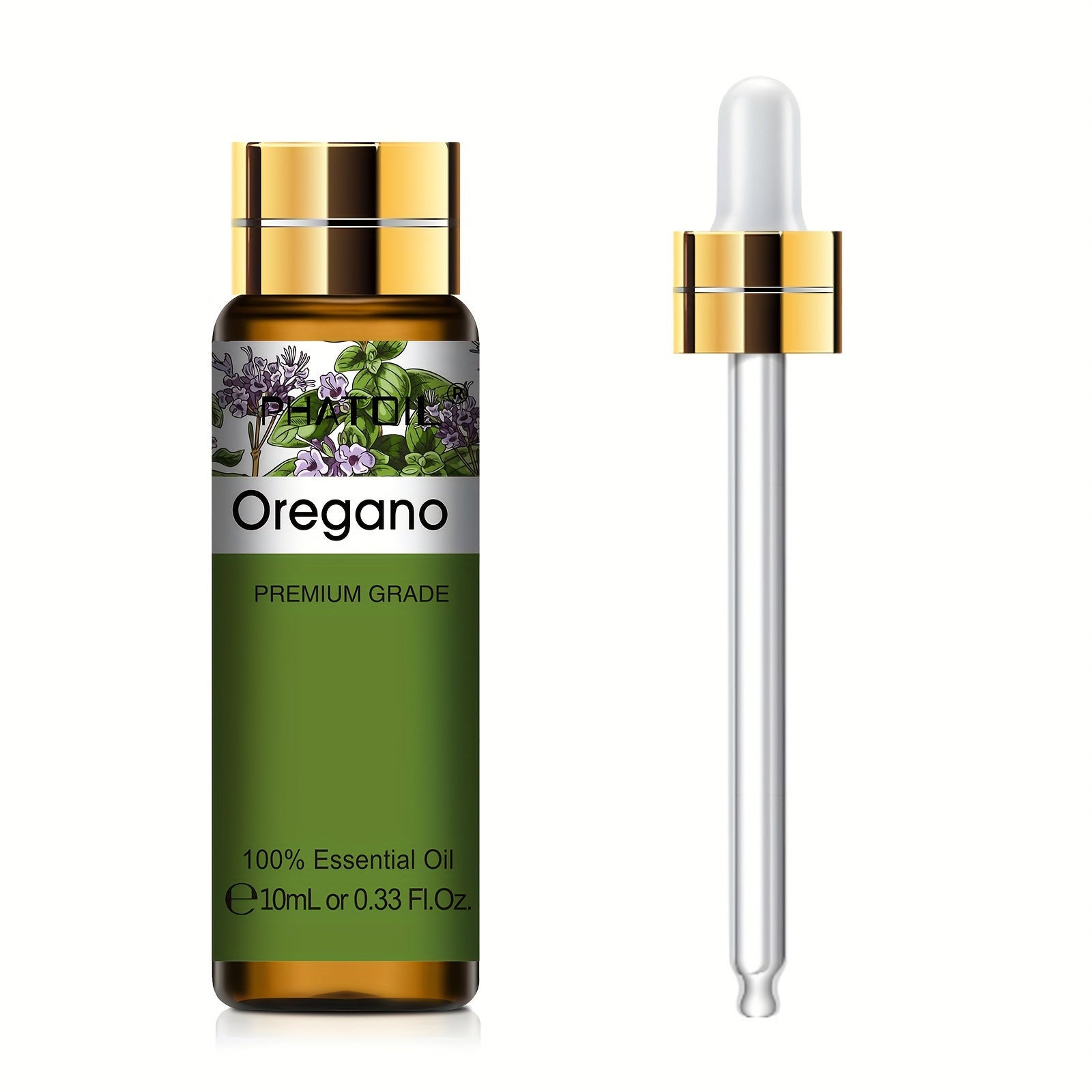 PHATOIL Efir moyi Yagona 10ml - Kayfiyatni ko'taruvchi aromaterapiya suvi, ko'p maqsadli foydalanish, yuqori sifatli, oqmas, UV nurlanishiga chidamli - 1 shisha