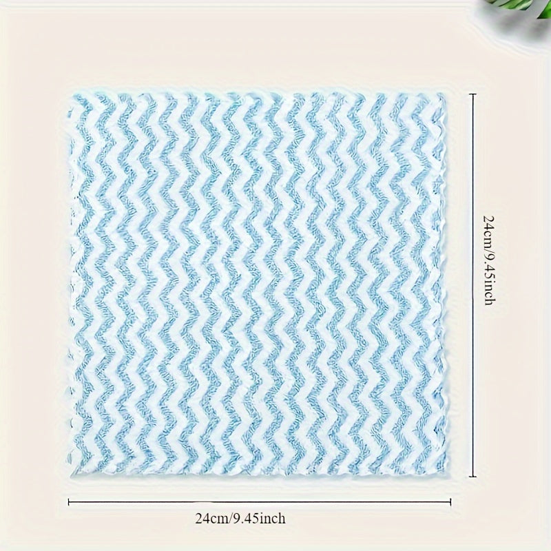 Set of 10 and 5 Kitchen Rags, Absorbent Cleaning Cloths for Stains and Grease