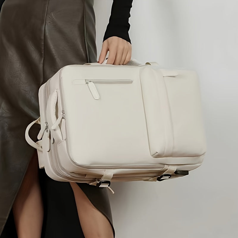 Прочный дорожный рюкзак Oxford с отделением для ноутбука, тележкой и USB-зарядкой