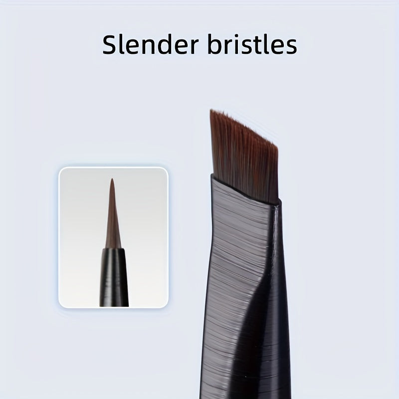 Women's Eyeliner Brush Set Polyester Bristles Flat Sickle Diagonal Corner