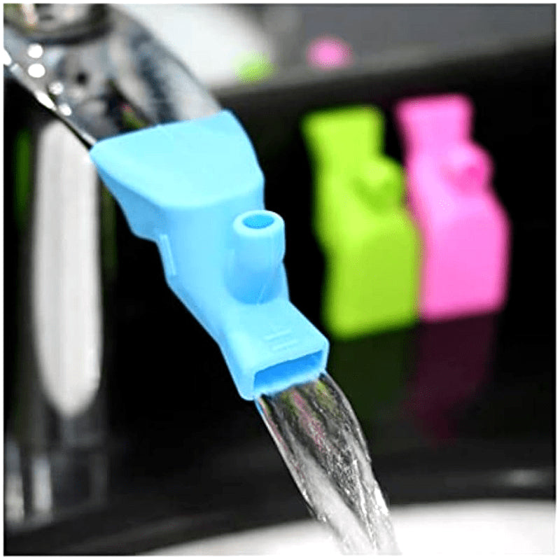 Set of 3 Silicone Faucet Extenders for Bathroom and Kitchen Sink