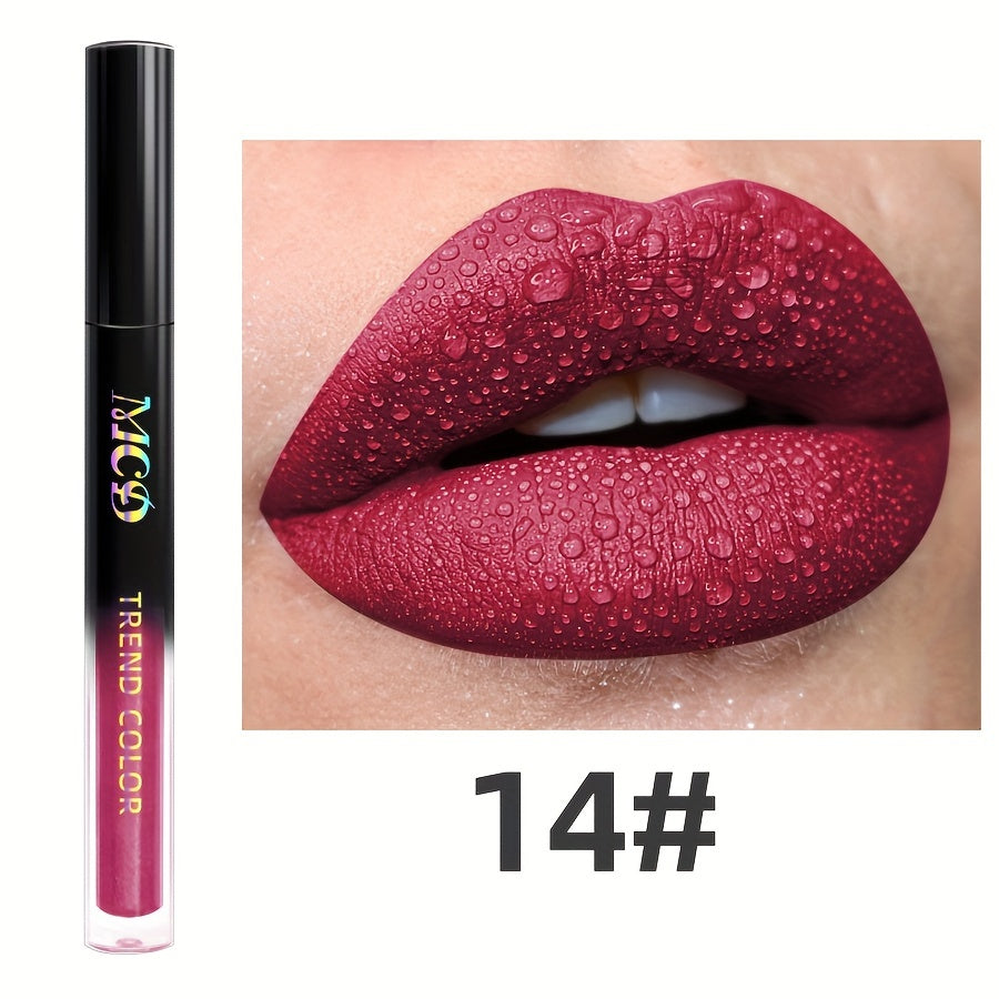 Women Long Lasting Waterproof Lip Gloss Lip Oil Lipstick Moisturizing