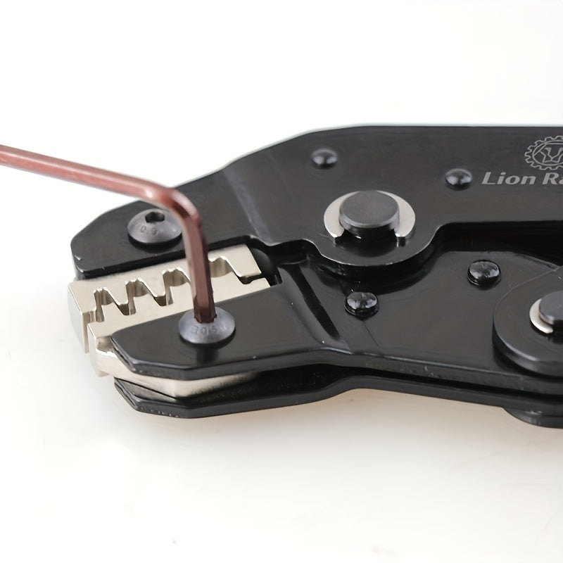 Crimping Tool Set with Combination Pliers and Multi-Jaw Connectors