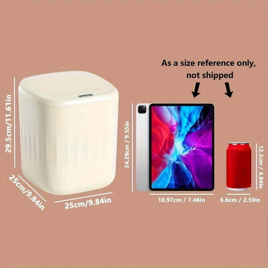 1 шт. Умная безконтактная мусорная корзина с сенсорной технологией, работающая от батареек, 3 режима, идеальна для различных помещений