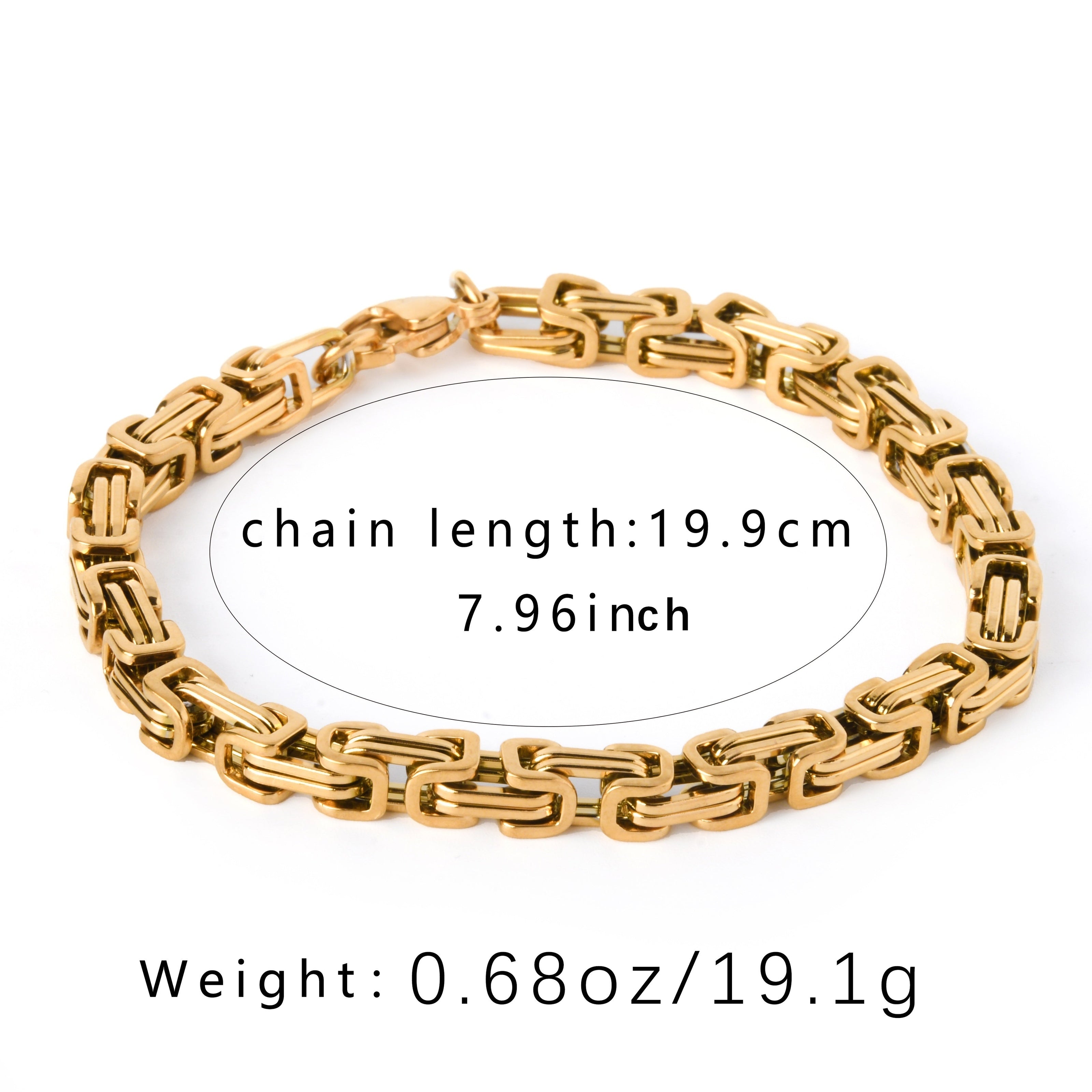 Women’s Adjustable Gold Plated Copper Chain Bracelet Jewelry for Girls