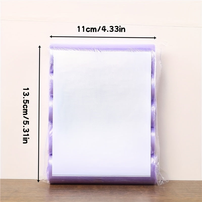 5 Rolls of 100 Random Color Plastic Garbage Bags for Home Kitchen Bathroom Use