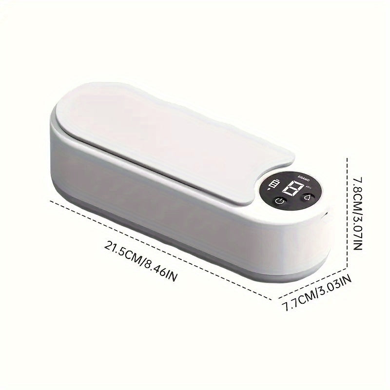 USB zaryadlash va yuqori chastotali tebranish bilan jihozlangan portativ tozalash to'plami zargarlik buyumlari, ko'zoynaklar va soatlarni tozalash uchun. Raqamli ko'rsatkich va zargarlik tozalagichi bilan foydalanish oson uy jihozi. Zamonaviy