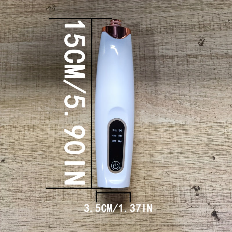 USB zaryadlash va yumshoq eksfoliatsiya bilan qayta zaryadlanuvchi qora nuqta olib tashlovchi va po'lat tozalovchi. Aniqroq teri uchun portativ va ixcham dizayn.