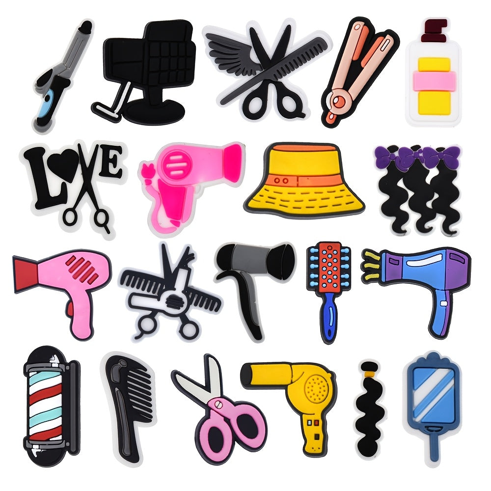 20 dona go‘zallik salon asboblari to‘plami, jumladan, soch curling, quritgichlar, taraklar, tekislashtiruvchilar