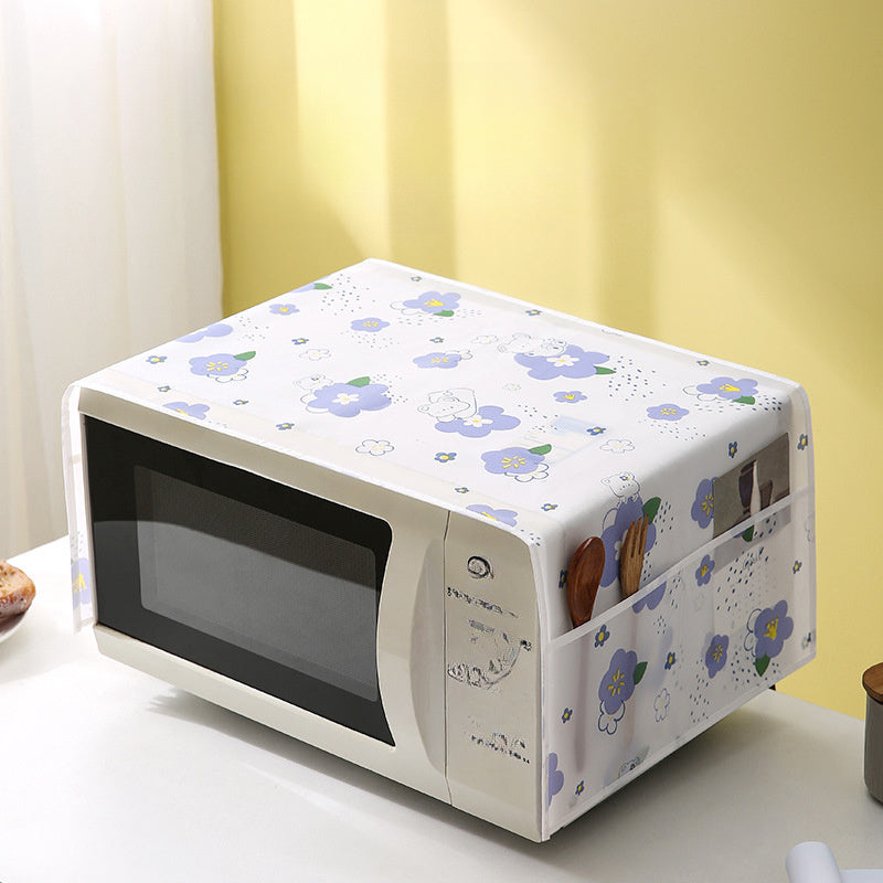 PEVA Waterproof Oven Cover Oil-Proof Plastic Protector for Household Appliances