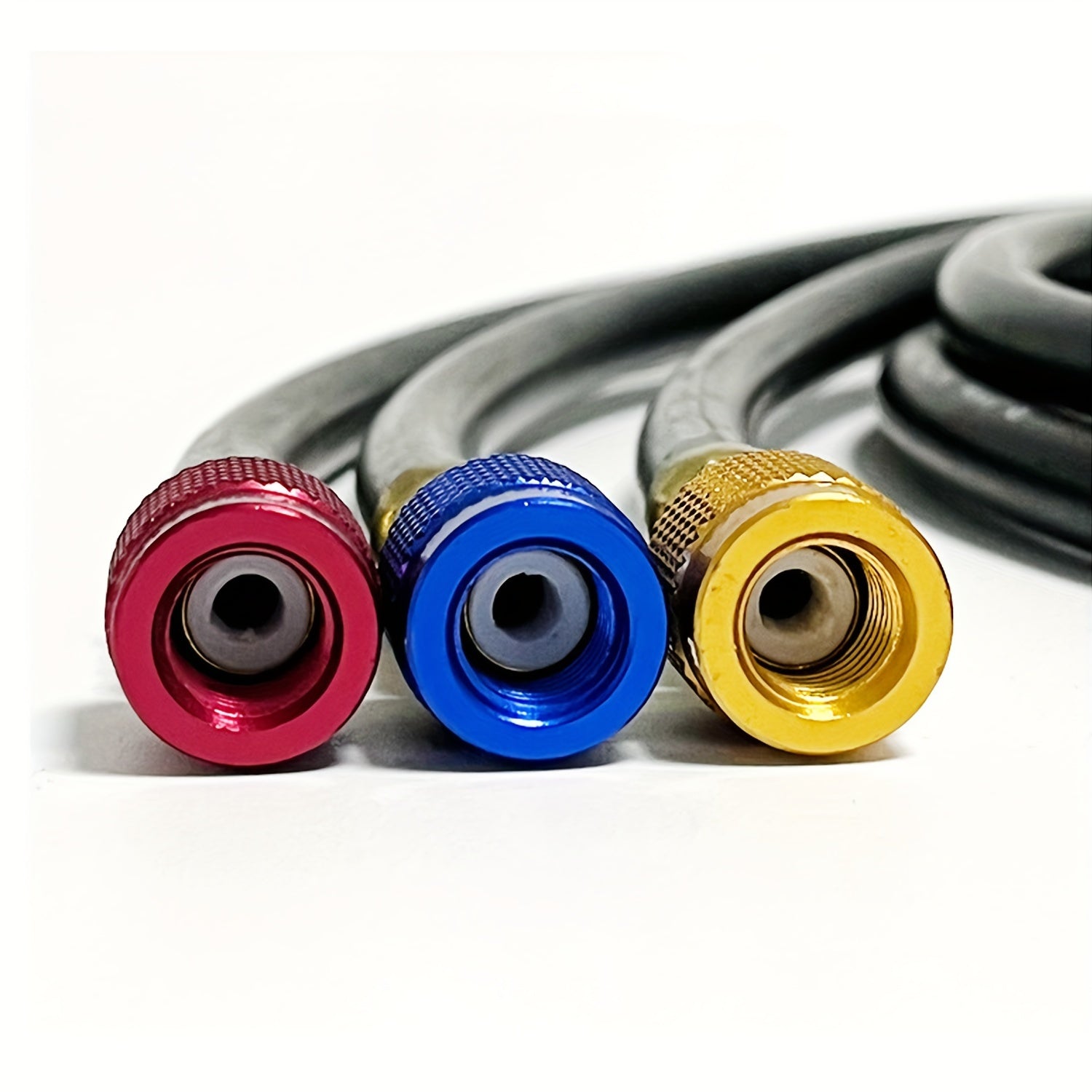 High Pressure Refrigerant Charging Hose Set for Car Air Conditioning with Adapter