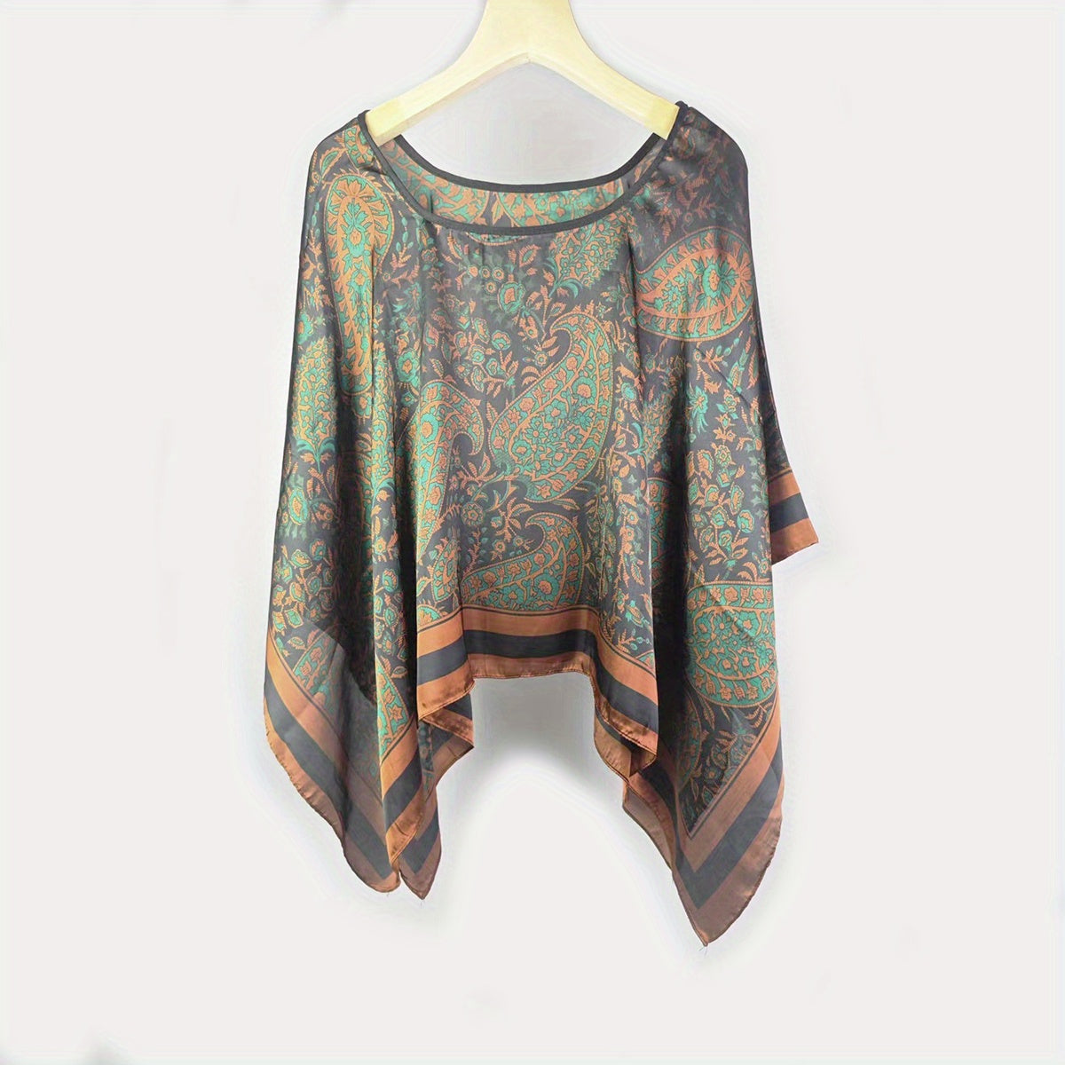 Women's Sun-Protective Breathable Fabric Shawl Summer Wrap for Daily Use