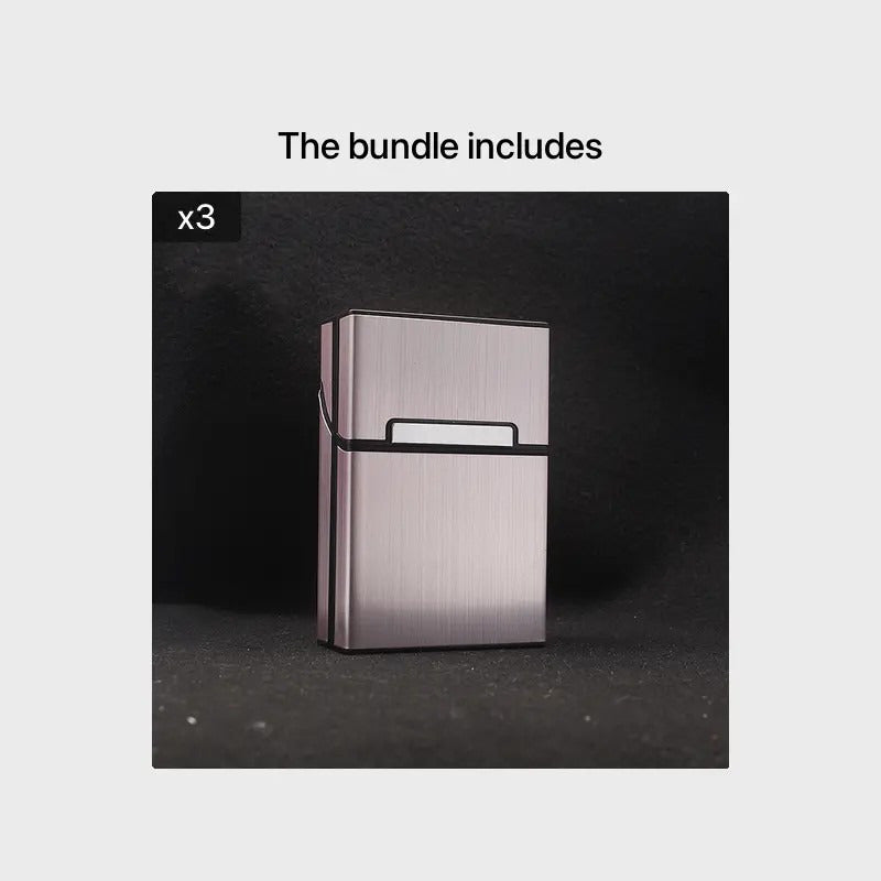 Aluminum Cigarette Case with Magnetic Closure Scratch-Resistant Pocket-Friendly for Travel and Gifting