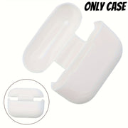 Ultra Thin Liquid Silicone AirPods Case for 1/2/Pro Shockproof Scratchproof Sweatproof White Black