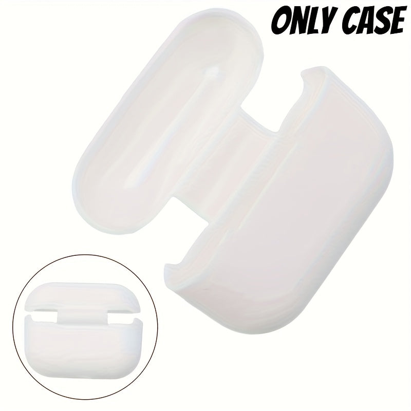 Ultra Thin Liquid Silicone AirPods Case for 1/2/Pro Shockproof Scratchproof Sweatproof White Black