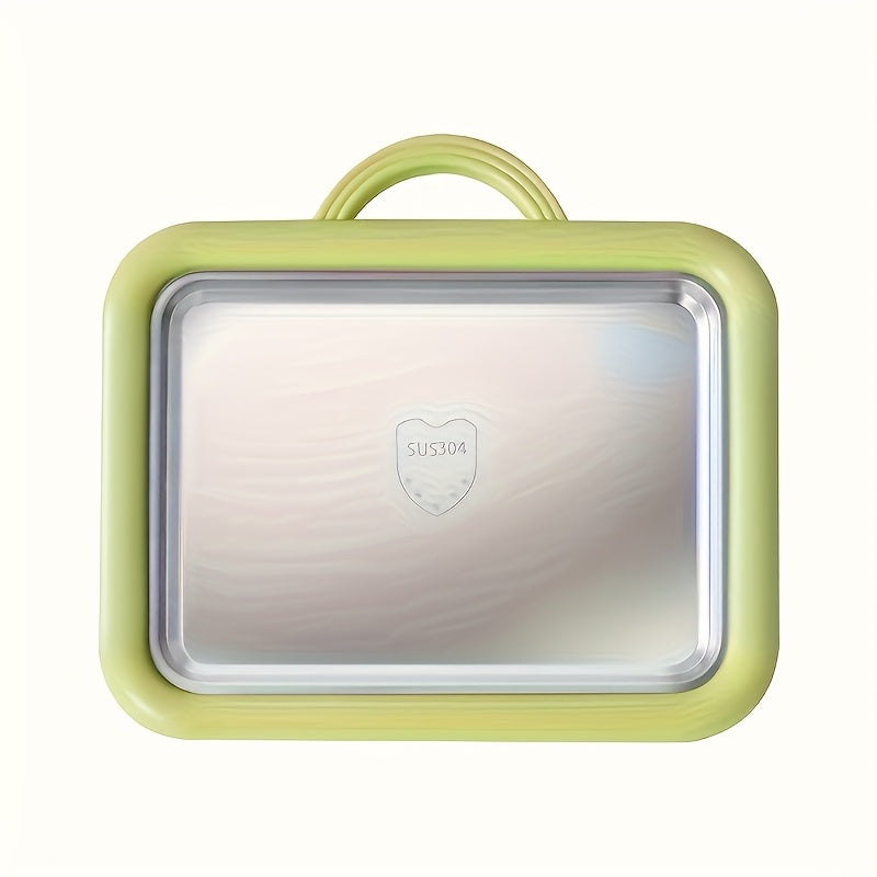 Uy uchun kichik muzqaymoq mashinasi uchun muz plitasiga ega mini qovurilgan yogurt tayyorlagich